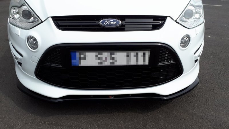 Maxton Front Ansatz für Ford S-Max Titanium Mk1 FL schwarz Hochglanz FO-SMAX-1F-FD1-G