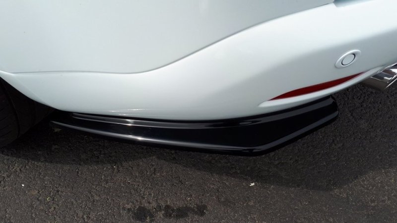 Maxton Heck Ansatz Flaps Diffusor für Ford S-Max Titanium Mk1 FL Carbon Look  FO-SMAX-1F-RSD1-C