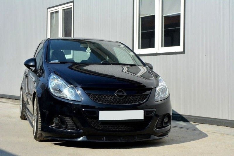 Maxton Front Ansatz für OPEL CORSA D NÜRBURG (FÜR OPC / VXR STOßSTANGE) schwarz Hochglanz OP-CO-D-OPC-NRB-FD1-G