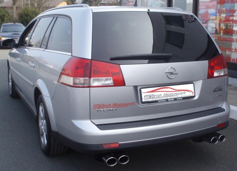 Friedrich Motorsport Gr.A Duplexanlage Opel Vectra C 961176D-X