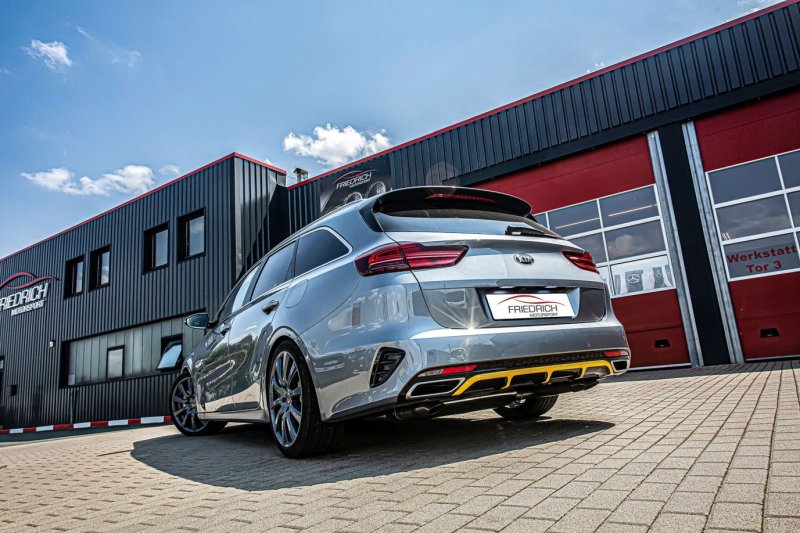 Friedrich Motorsport Duplex Sportendschalldämpfer Edelstahl 970516GD