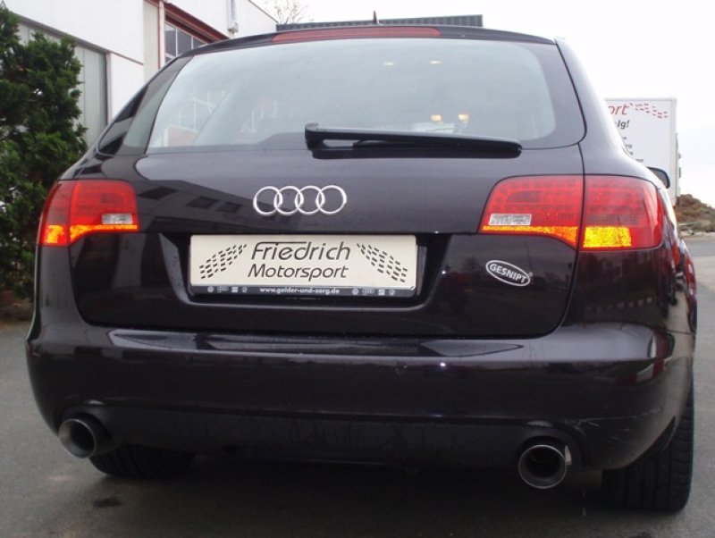 Friedrich Motorsport Duplex Sportendschalldämpfer Audi A6 4F Quattro und Allroad 971018D-X