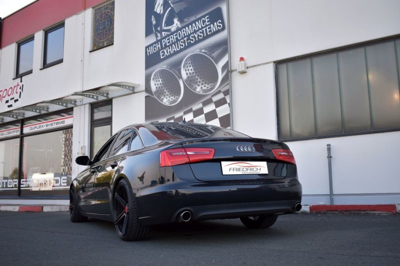 Friedrich Motorsport Duplex Sportendschalldämpfer Audi A6 4F Frontantrieb 971022D-X