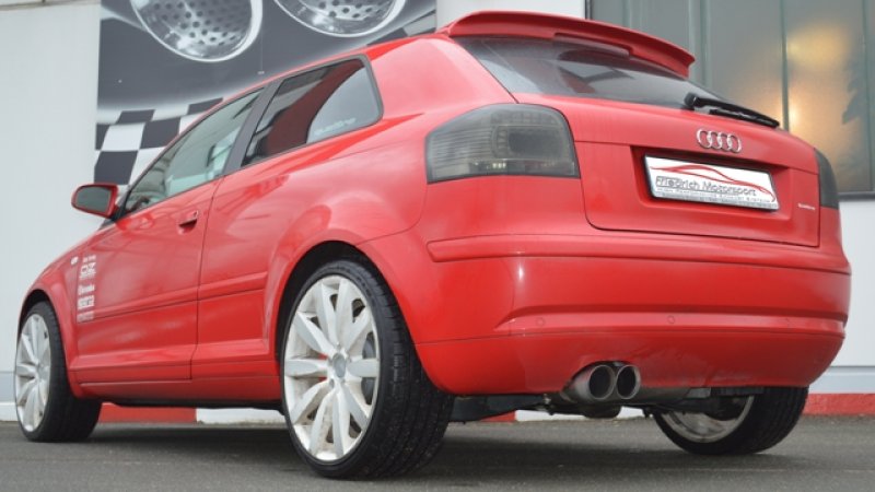 Friedrich Motorsport 76mm Sportendschalldämpfer Audi A3 8P Quattro 971032A-x3-X