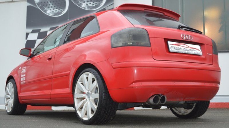 Friedrich Motorsport 76mm Sportendschalldämpfer mit Klappensteuerung Audi A3 8P Quattro 971032AKL-x3-X