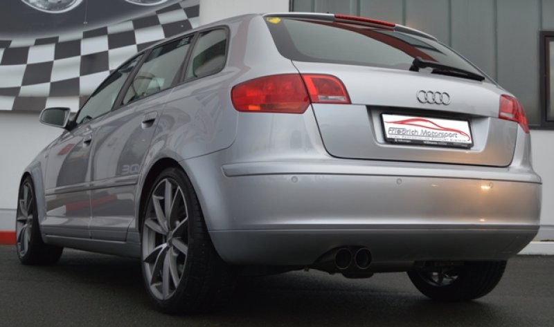 Friedrich Motorsport 76mm Sportendschalldämpfer Audi A3 8P Sportback Quattro 971033A-x3-X