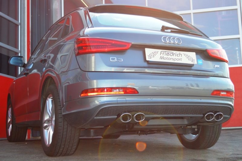 Friedrich Motorsport Duplex Sportendschalldämpfer Audi Q3 8U Quattro 971048D-X