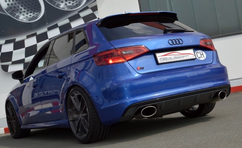 Friedrich Motorsport 76mm Duplex-Sportendschalldämpfer Audi S3 8V Sportback Quattro 971054SD-x3-X