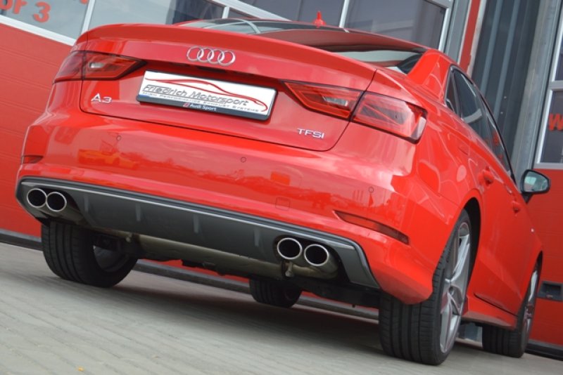 Friedrich Motorsport Duplex Sportendschalldämpfer Audi A3 8V Limousine Frontantrieb 971056BSLD-X