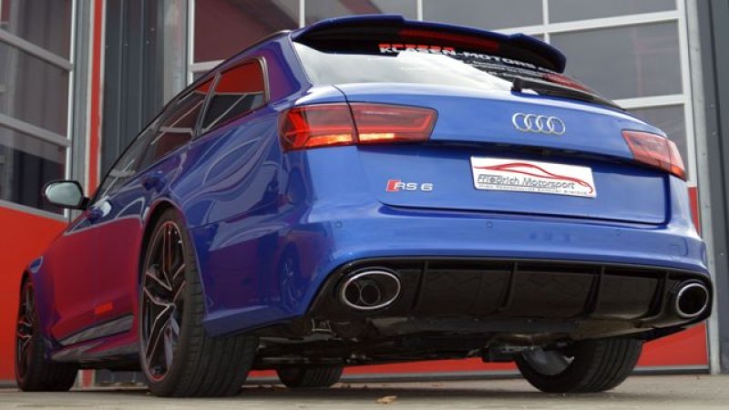 Friedrich Motorsport 2x76mm Duplex-Sportendschalldämpfer Edelstahl 971060RD-x3