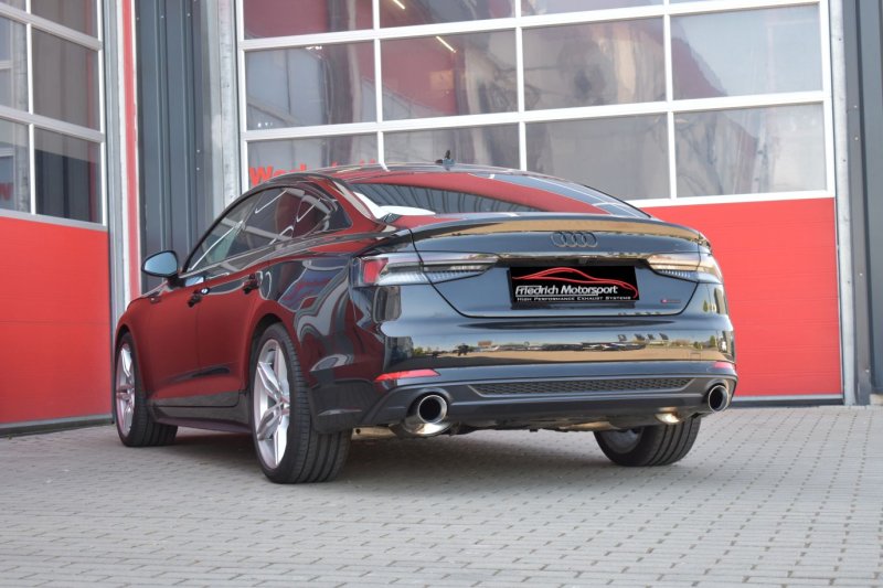Friedrich Motorsport 76mm Duplex-Sportendschalldämpfer Audi A5 B9 (F5/B8) Sportback 971079TD-x3-X