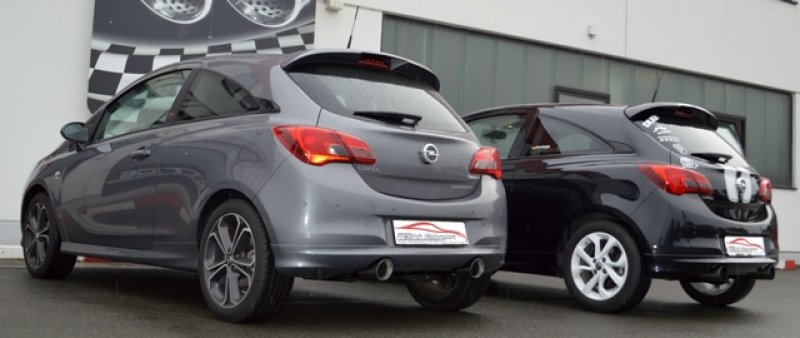 Friedrich Motorsport Duplex Sportendschalldämpfer Opel Corsa E 971105TD-X