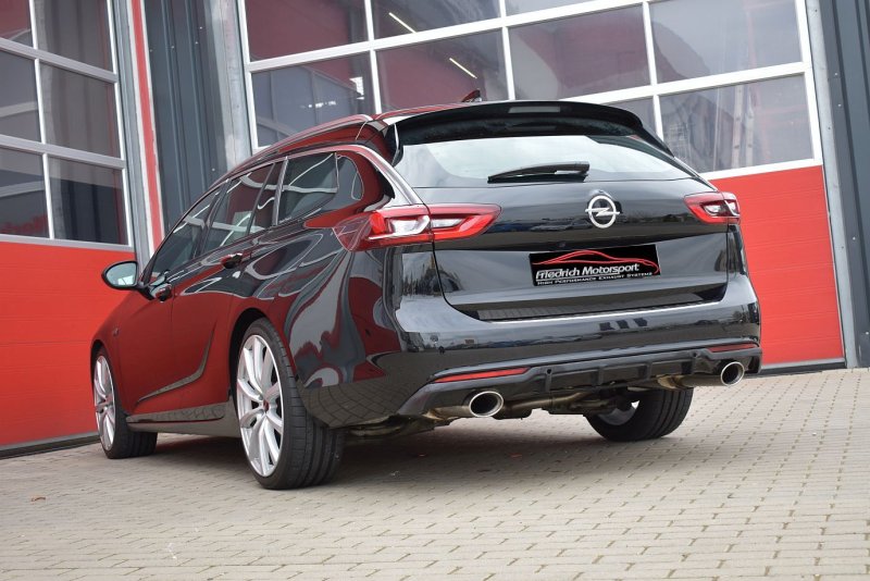 Friedrich Motorsport 76mm Duplex-Endschalldämpfer Opel Insignia Sports Tourer Allrad 971115ATD-x3-X