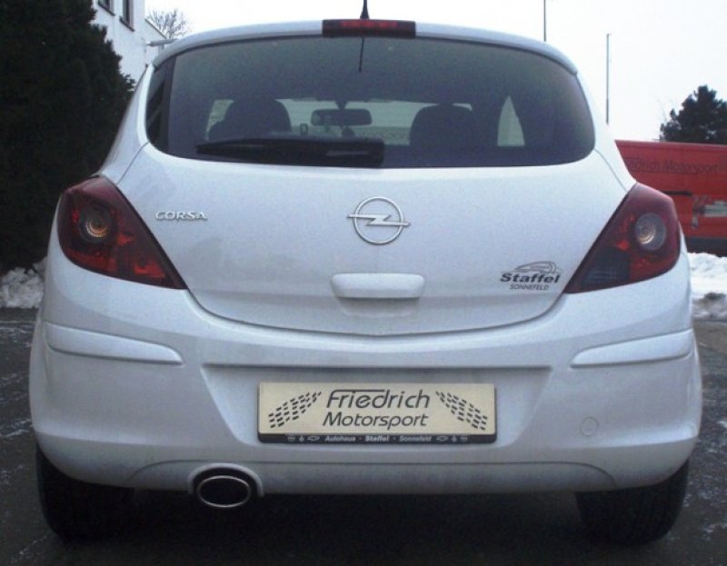 Friedrich Motorsport Sportendschalldämpfer Opel Corsa D 971137-x