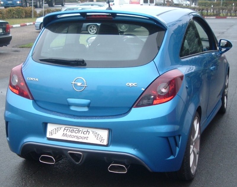 Friedrich Motorsport Duplex Sportendschalldämpfer Opel Corsa D OPC 971137TOD-X