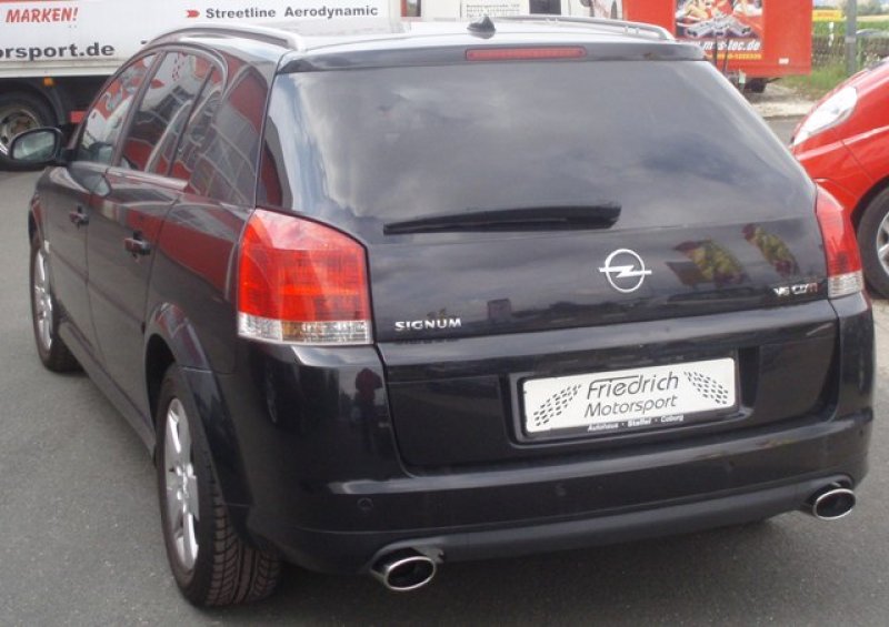 Friedrich Motorsport Duplex Sportendschalldämpfer Opel Signum 971177D-x