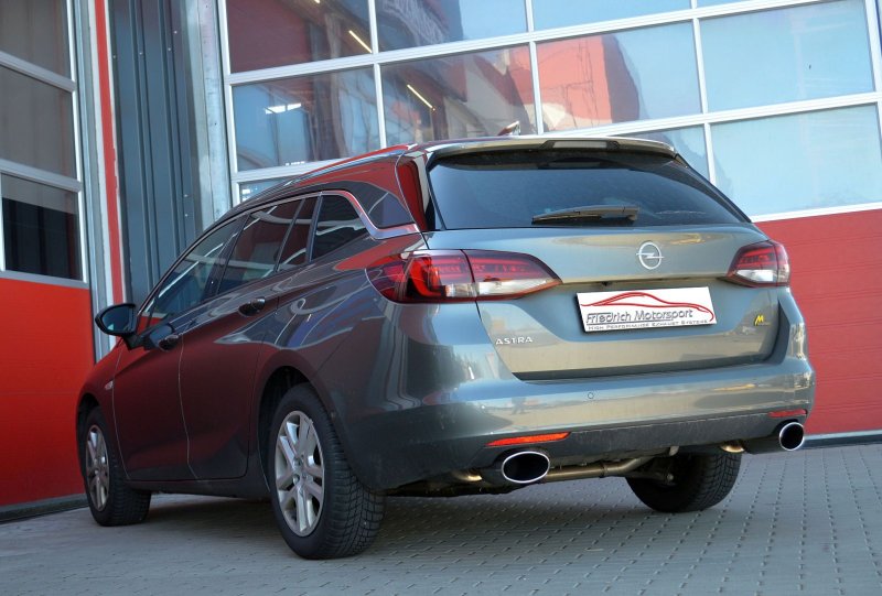 Friedrich Motorsport 76mm Duplex-Sportendschalldämpfer Opel Astra K Sports Tourer 971186TD-x3-X