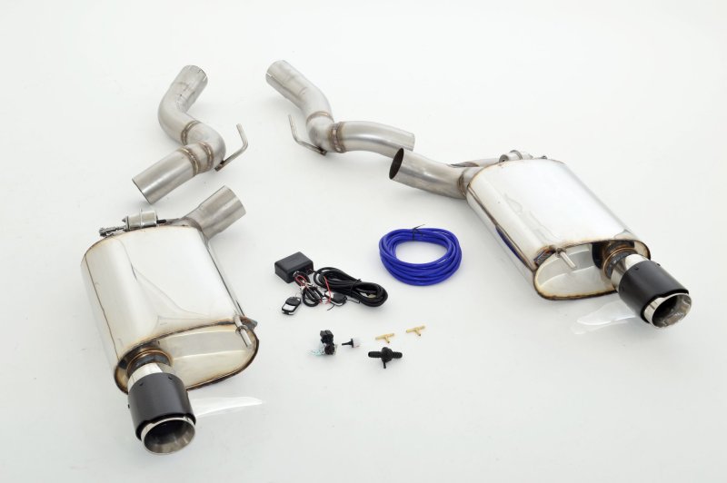 Friedrich Motorsport 76mm Duplex-Sportendschalldämpfer mit Klappensteuerung 971206KLD-x3-X
