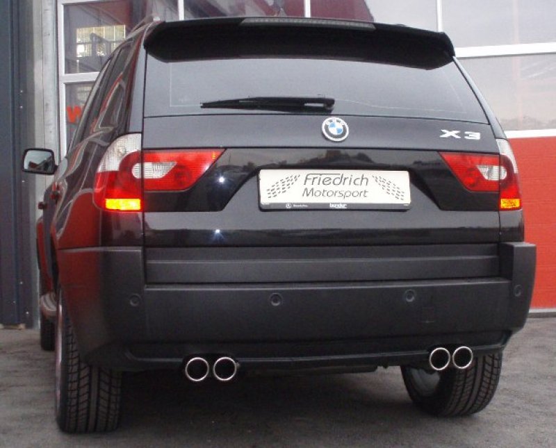 Friedrich Motorsport Duplex Sportendschalldämpfer BMW x3 E83 971342D-X