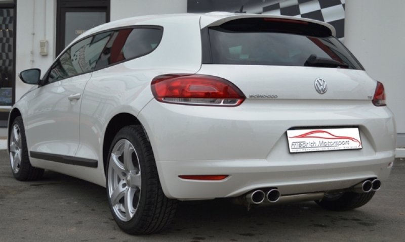 Friedrich Motorsport 76mm Duplex Sportendschalldämpfer VW Scirocco III 971441D-x3-X