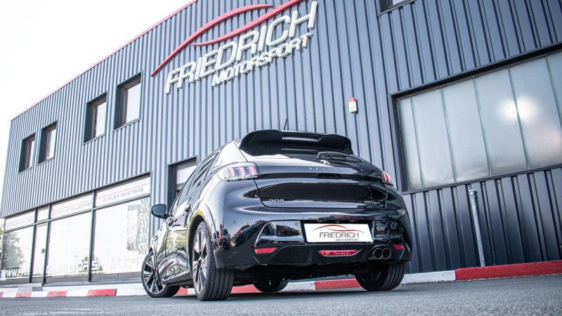 Friedrich Motorsport Sportendschalldämpfer Peugeot 208 II inkl. GT-Line 971507T-X