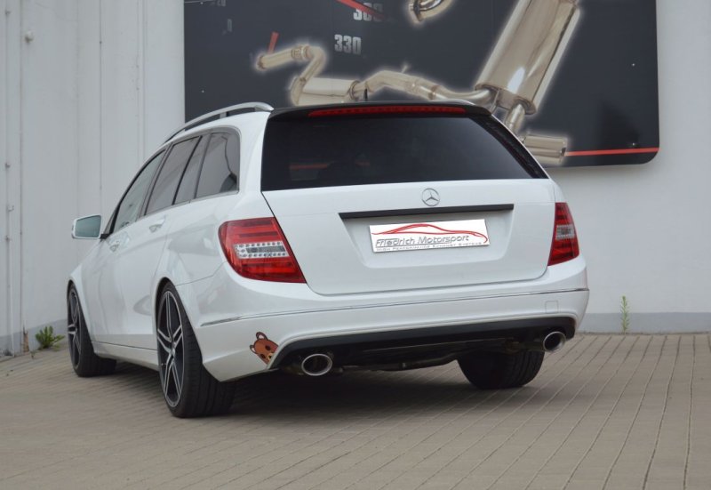 Friedrich Motorsport Duplex-Sportendschalldämpfer Mercedes C/S/W204 C-Klasse 971609D-X