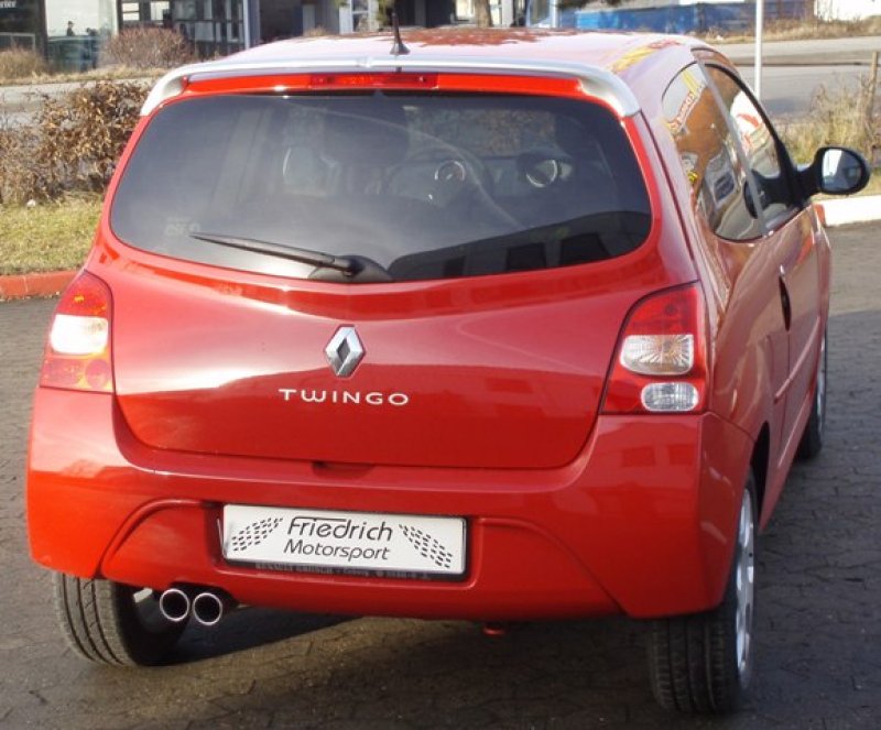 Friedrich Motorsport Sportendschalldämpfer Renault Twingo II 971908-X