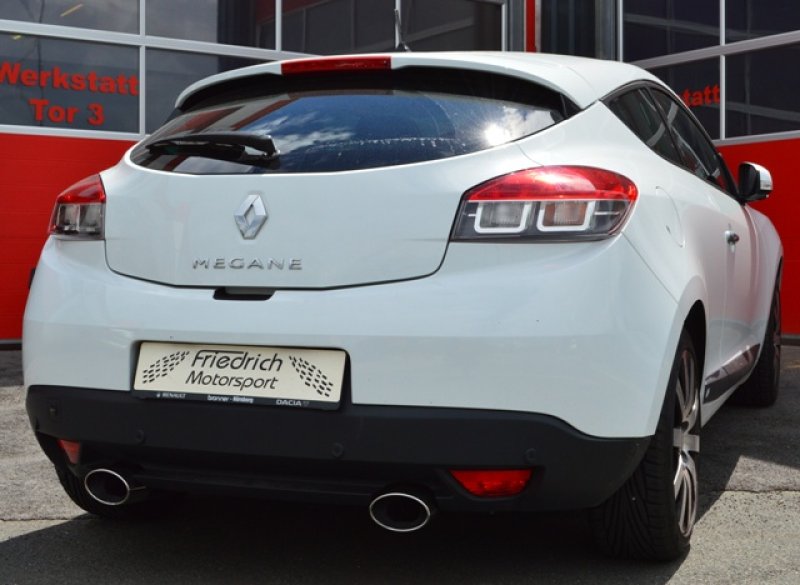 Friedrich Motorsport Duplex Sportendschalldämpfer Renault Megane III (Typ Z) 971910TD-X