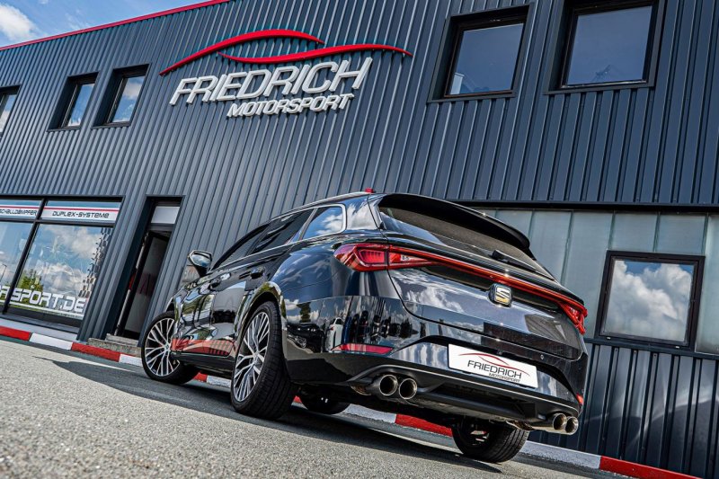 Friedrich Motorsport Duplex Sportendschalldämpfer Seat Leon KL ST inkl. FR 972782D-X