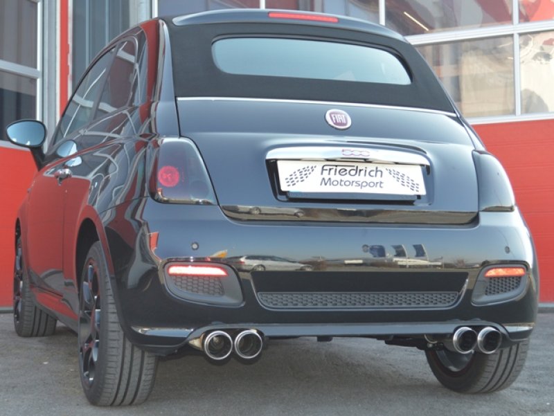 Friedrich Motorsport Duplex Sportendschalldämpfer Fiat 500 C 974107CD-X