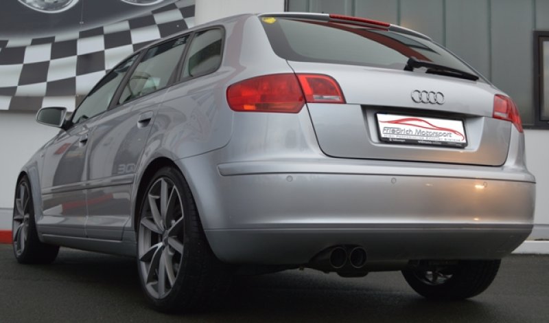 Friedrich Motorsport 76mm Anlage Audi A3 8P Sportback 981036T-x3-X