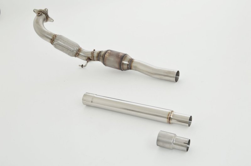 Friedrich Motorsport 76mm Downpipe mit 200 Zellen Sport-Kat. VW Scirocco III R 981441AR-X3-DPKATG