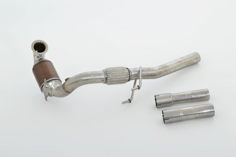 Friedrich Motorsport 63.5mm Downpipe mit Sport-Kat. Edelstahl 982503T-DPKATG