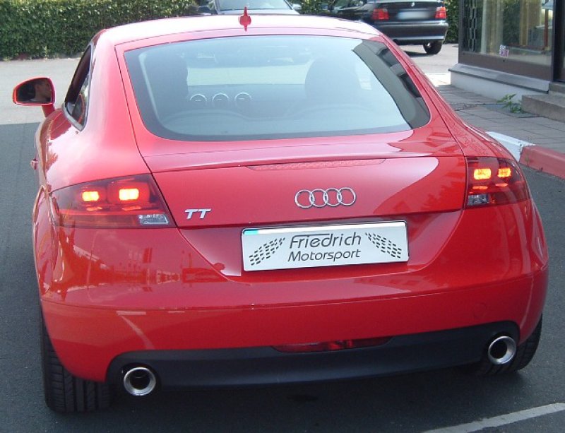 Friedrich Motorsport 76mm Duplex-Anlage Audi TT 8J Quattro 991035-x3-X