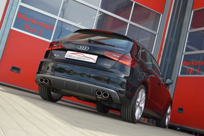 Friedrich Motorsport 76mm Duplex-Anlage Audi A3 8V 3-Türer Frontantrieb 991050BSL-x3-X