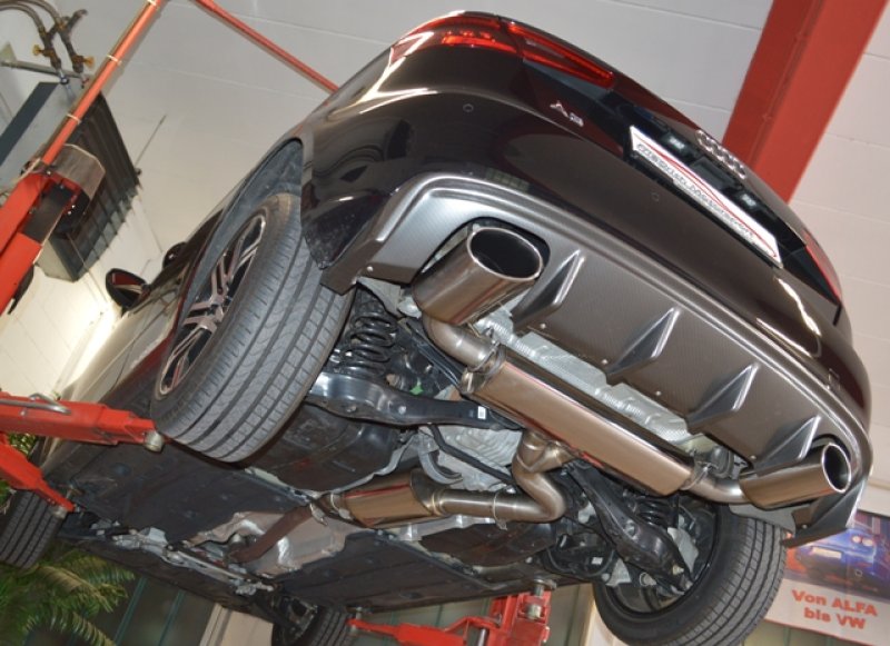 Friedrich Motorsport 76mm Duplex-Anlage Audi A3 8V 3-Türer Quattro 991052T-x3-X