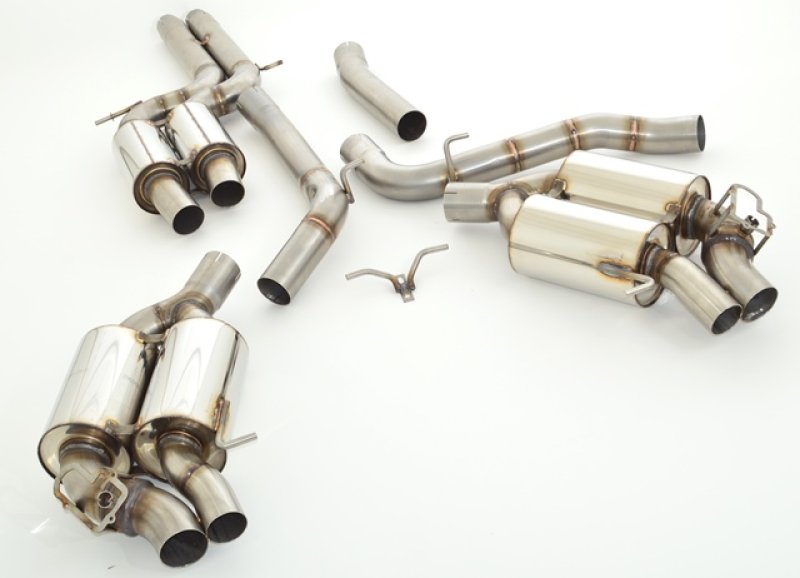 Friedrich Motorsport 2x76mm Duplex-Anlage Edelstahl 991060R-x3