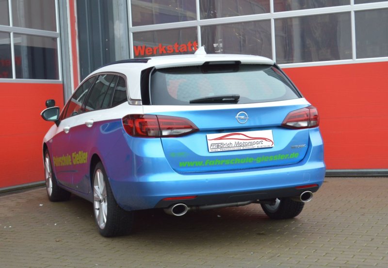 Friedrich Motorsport Gruppe A Duplex-Anlage Opel Astra K Sports Tourer 991186A-X