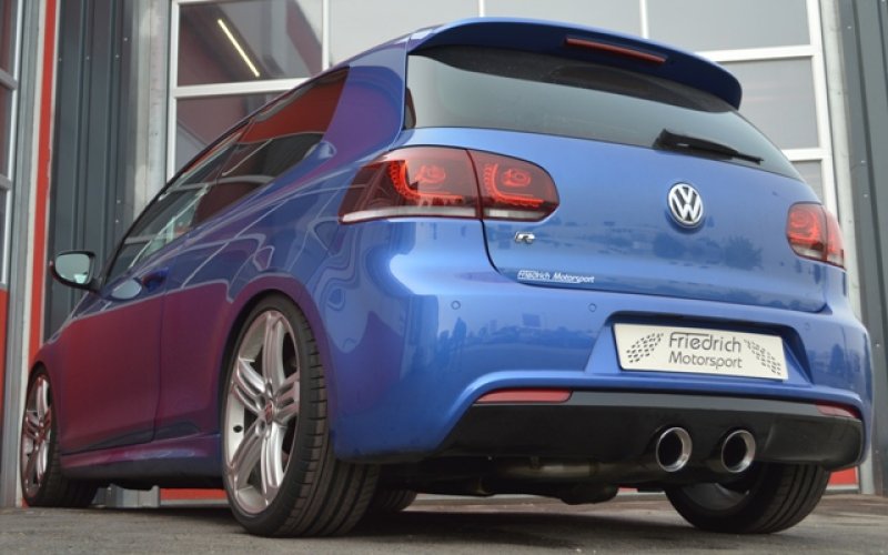 Friedrich Motorsport 3 Zoll (76mm) Duplexanlage VW Golf 6 R Allrad 991446R-x3-X