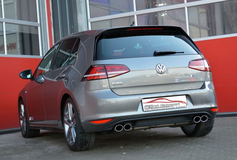 Friedrich Motorsport 76mm Duplex-Anlage VW Golf 7 GTD 991450GTD-x3-X