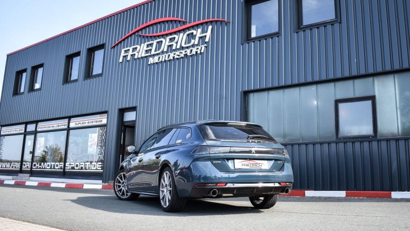 Friedrich Motorsport 76mm Duplex-Anlage Peugeot 508 II SW GT 991540T-X3-X