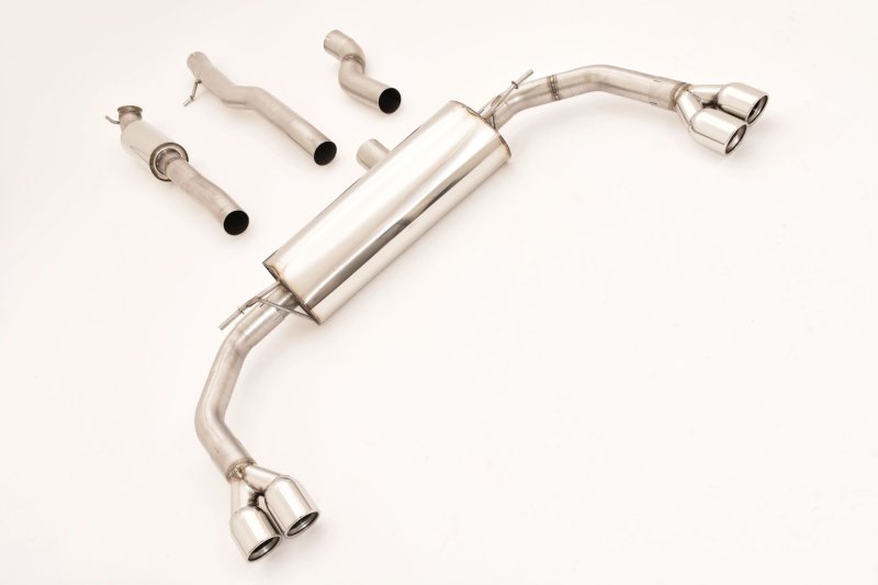 Friedrich Motorsport 76mm Duplex-Anlage Mercedes C/X117 CLA-Klasse 991606AT-x3-X