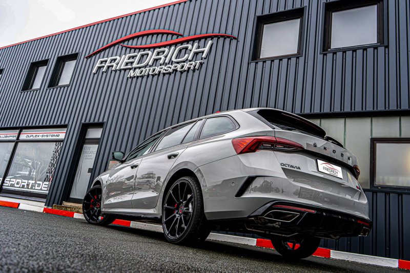 Friedrich Motorsport 76mm Duplex-Anlage Skoda Octavia RS NX 992530T-X3
