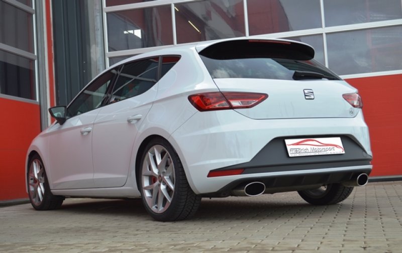Friedrich Motorsport 76mm Duplexanlage Seat Leon 5F Cupra 992750TCD-x3-X