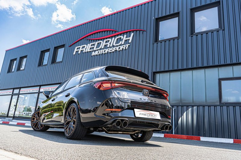Friedrich Motorsport 76mm Duplexanlage Seat Leon KL ST Cupra 4Drive 992782CR-X3-X