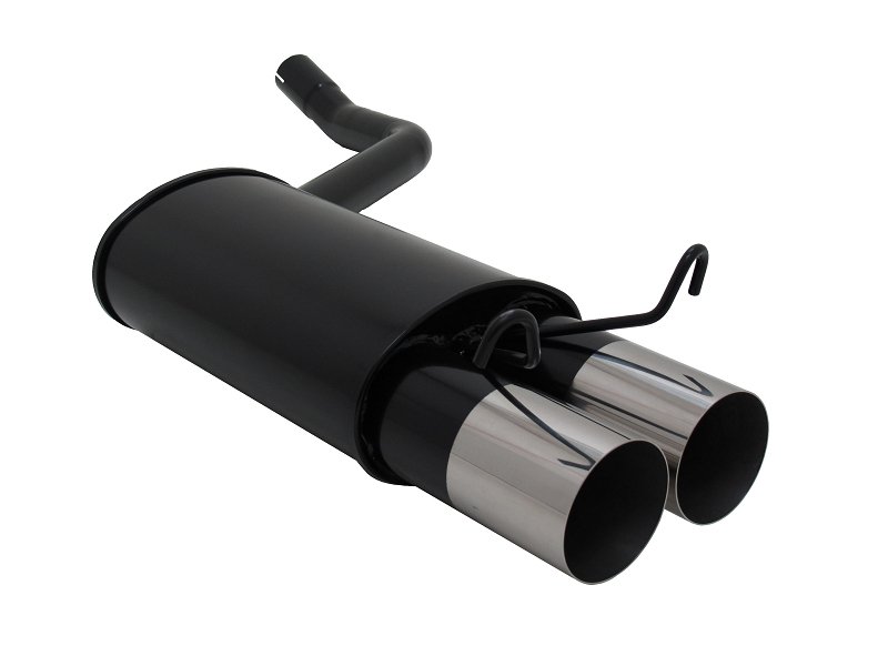 Novus Sport Endschalldämpfer für Mercedes 190 W201 2x90mm RL-Design A2012E90RL