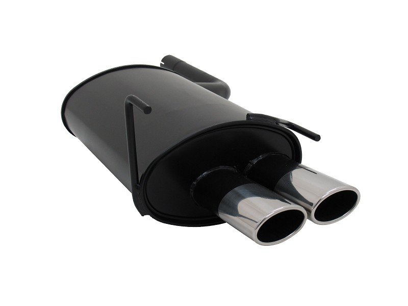 Novus Sport Endschalldämpfer für Mercedes C-Klasse W202 / W208 2x85/58mm AM-Design A2022EAM