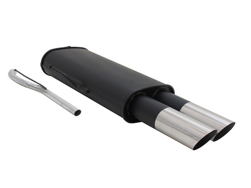Novus Sport Endschalldämpfer für VW Passat 35i 2x76mm MS-Design A2292E76S