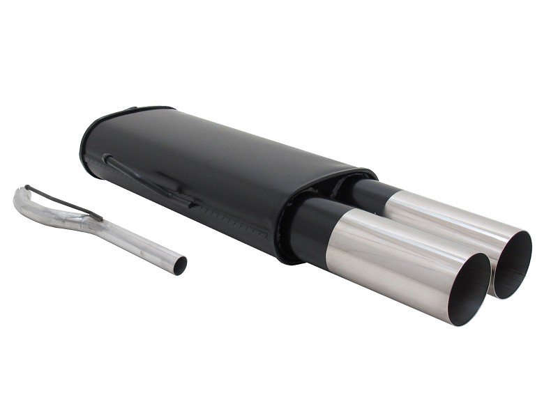 Novus Sport Endschalldämpfer für VW Passat 35i 2x90mm RL-Design A2292E90RL