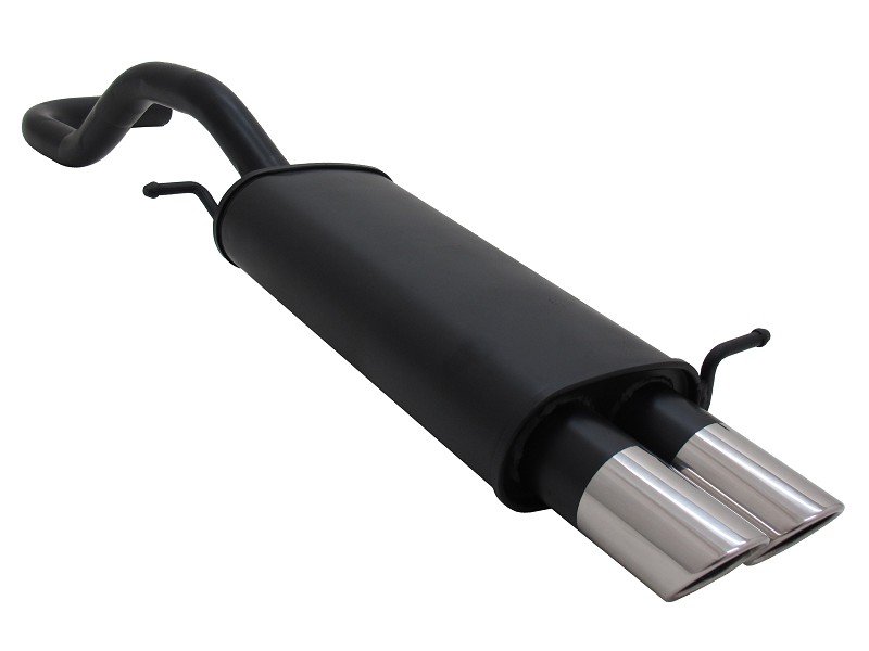 Novus Sport Endschalldämpfer für Seat Ibiza 6K 2x76mm SR-Design A2502E76SR